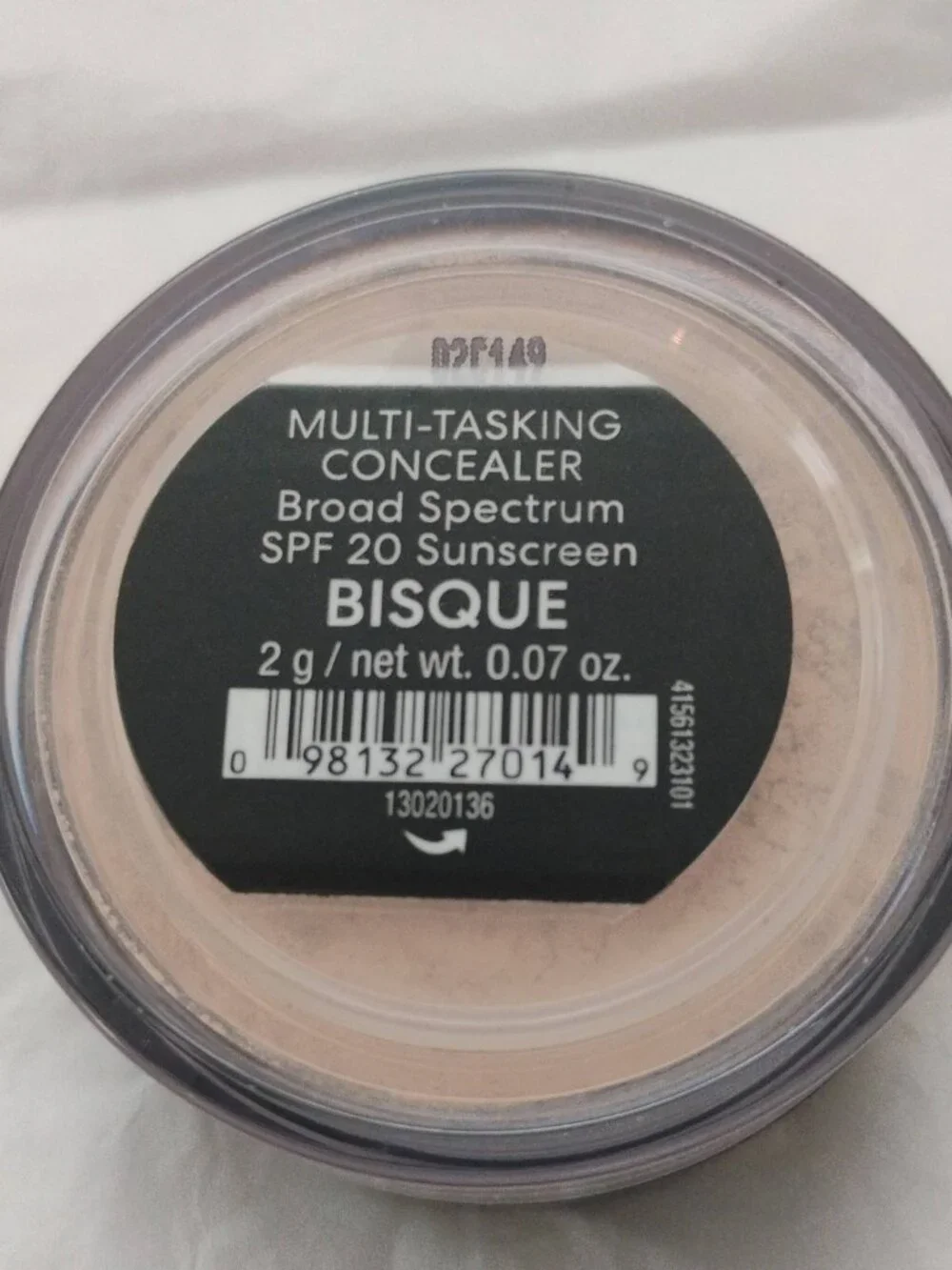 bareMinerals Original Bisque Loose Powder Concealer /w SPF 20 -Full Size- NWT